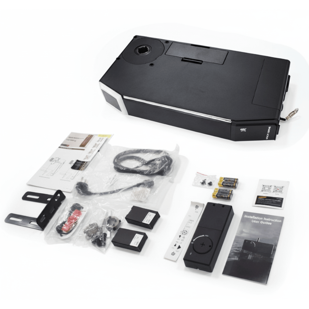 kit D / Puertas de Garage / 1/2HP / Silencioso / WIFI / Iluminación LED / Montaje lateral Estetico / Cerradura Inalambrica / 2 Controles Inalambricos . - Imagen 2