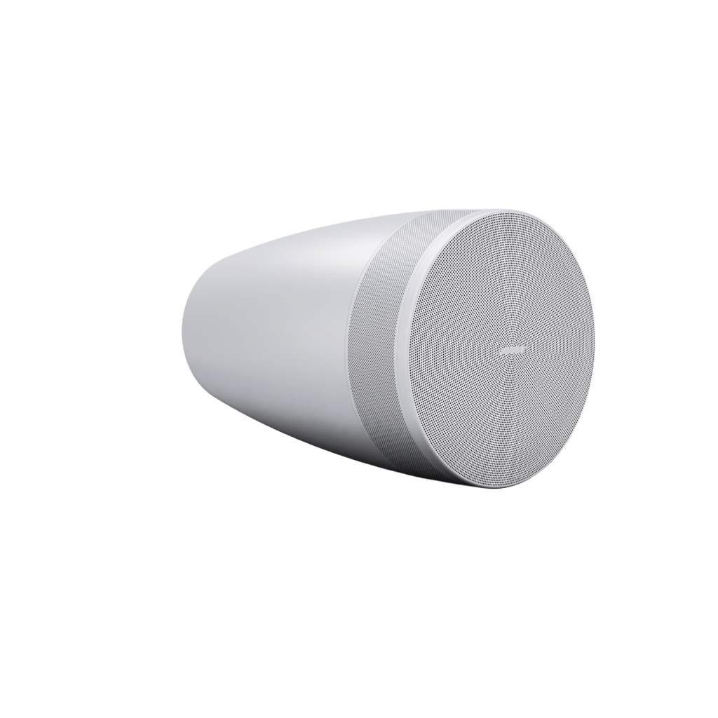 Altavoz Colgante Luna | Designmax | Sistema de Rango Extendido | Array Circular Ring Array™ 8 Drivers | Woofer 8" Integrado | Cobertura 140° | Color Blanco - Imagen 2