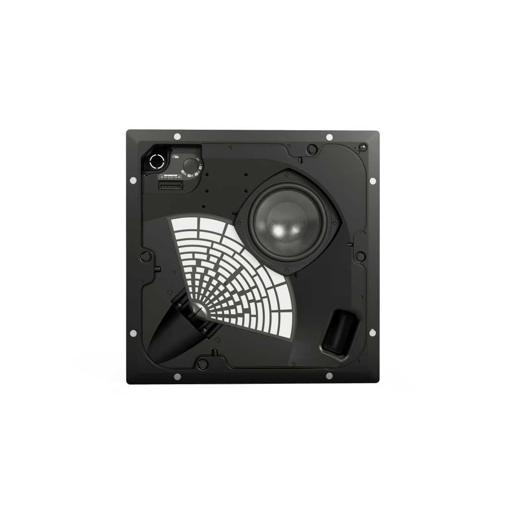 Altavoz Direccional EdgeMax | Bajo Perfil | Cobertura 90° | Montaje en Techo | Crossover Pasivo de 2 Vías | Alta y Baja Impedancia | Tecnología PhaseGuide - Imagen 2