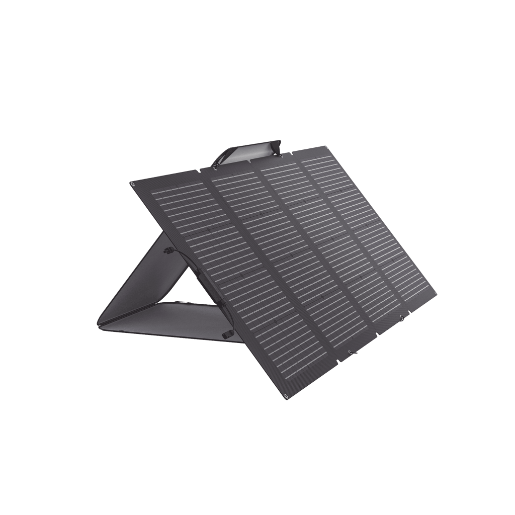 Módulo Solar Bifacial, Portátil y Flexible de 220W Recomendado para Estaciones Portátiles EFD330, EFD350 ó EFD500 / Ajuste de Ángulo / Carga Eficiente / Incluye Cable XT60 a MC4 - Imagen 2