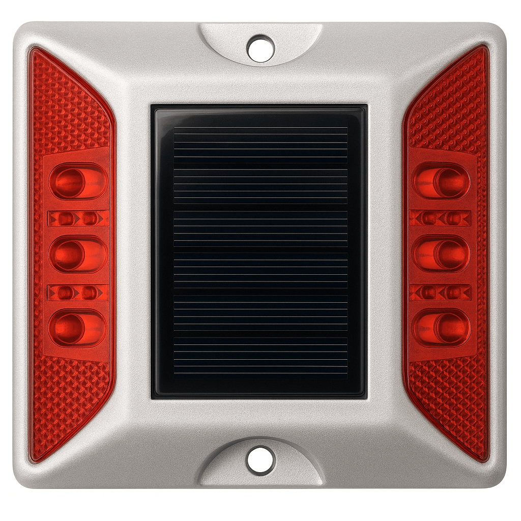 Luz LED para señalizacion de carreteras AC-LED / 6 LED Ultrabrillantes Intermitentes / Autonomía 108 Horas / Distancia Visual 800 m / IP68 / Capacidad de Carga 20000 kg / Temperatura -25°C a +75°C - Imagen 2