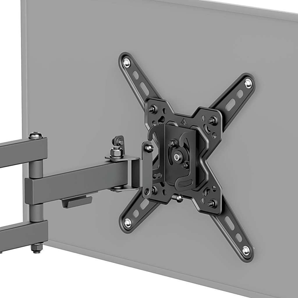 Soporte de Pared Articulado para Pantallas o Monitores | Compatibilidad VESA 75x75 - 200x200 / Hasta 43 Pulgadas | Capacidad Máxima de Carga 20 kg | Fabricado en Acero - Imagen 4