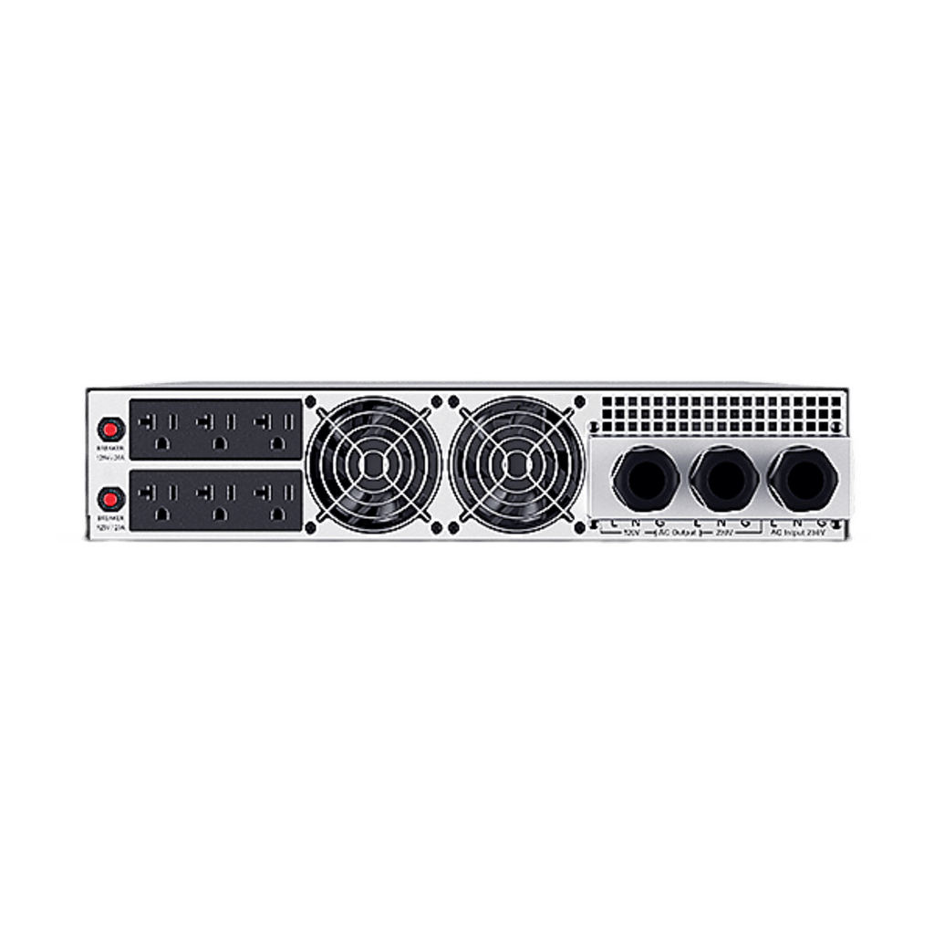 Transformador Reductor de 208 Vca a 120 Vca, Con entrada Hardwire con Cable de Uso Rudo y 6 Salidas NEMA 5-20R, Recomendado para UPS modelo OLS10KERT5UNEMA - Imagen 3