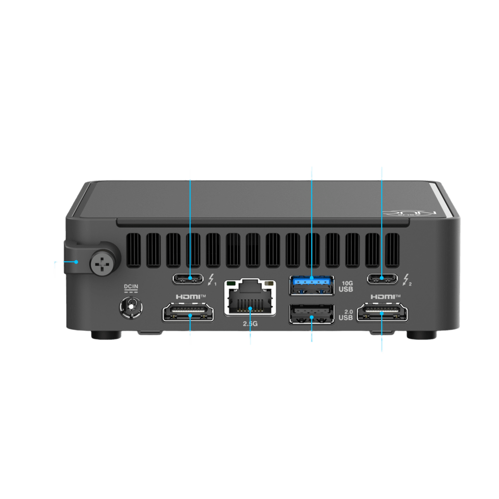 Mini PC NUC / Core i5 -210H / WiFi 7 y 2.5 GbE / Bluetooth / incluye Memoria RAM, SSD y S.O. / Incluye Fuente - Imagen 3