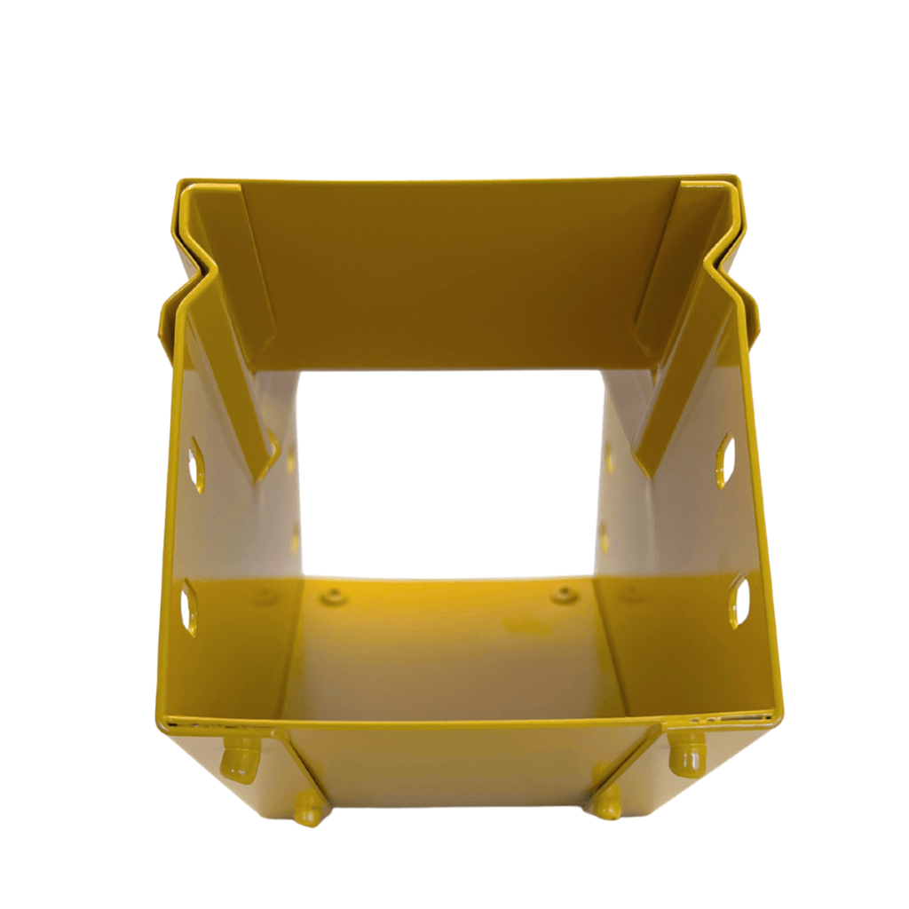 CHFIBER CURVA VERTICAL INTERIOR A 45° DE ALUMINIO PERALTE 4" ANCHO 4" RADIO 8" CON RECUBRIMIENTO EN PINTURA EPÓXICA, INCLUYE TAPA , UN PAR DE COPLES Y TORNILLERÍA. - Imagen 3