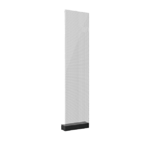 Panel LED Transparente / Pixel Pitch 3.91 mm / 250 x 1,200 mm (4 piezas / 1 m2) / Transparencia 82% / Brillo 1500-5000 nits / SMD1717 / Instalación Pegado-Colgado-Fijo