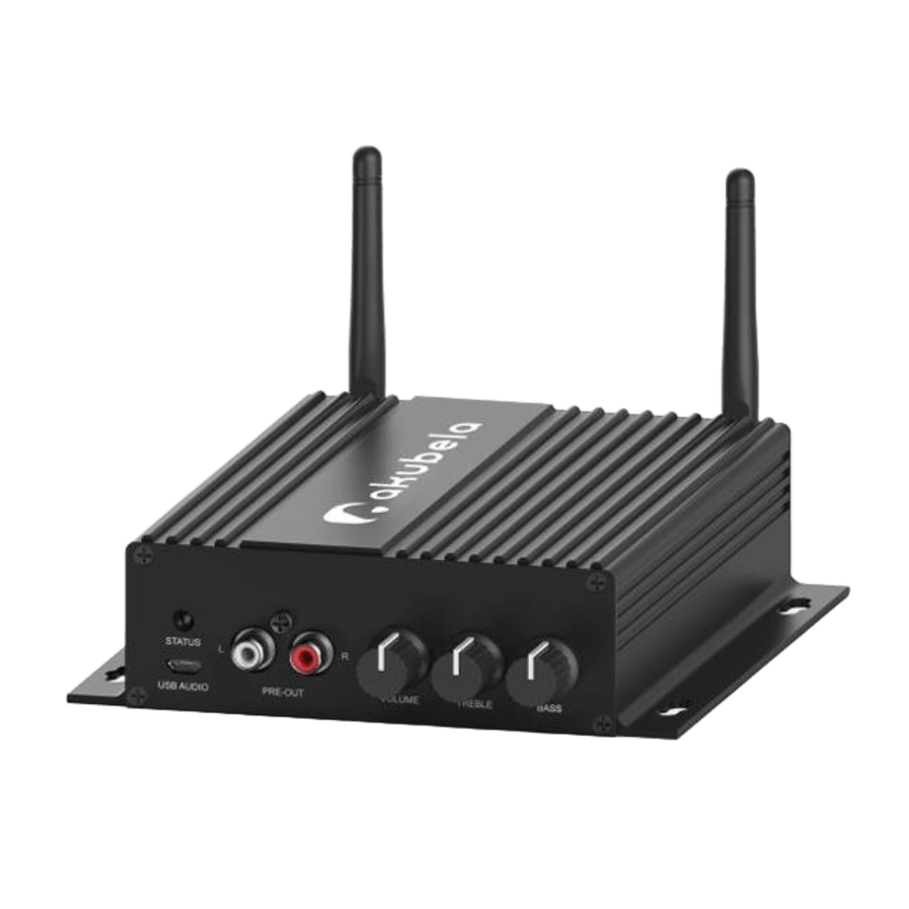Amplificador Inteligente / 2 Salidas 50W 4-8 Ohm / Entrada RCA y Fibra Optica