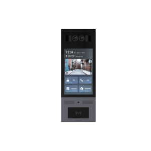 Frente de Calle Antivandálico IK10 / Incluye montaje / Administración 100% en la Nube / Notificación a APP / Llamada Telefónica / ANDROID / SIP / ONVIF /Reconocimiento Facial / QR y PIN para Visitas / IP66 / Bluetooth / NFC