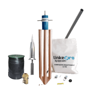 Kit Pararrayo PDC  Dat Controler Plus , Avance de Cebado:45 µs. Diámetro de Protección Máx: 130 m. Incluye Electrodo y Accesorios p/Torre.