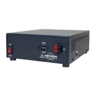 Fuente de Alimentación Conmutada, Salida Pico de 25A a 13.8Vdc, Polos de Alimentación del Panel Frontal, 2 Puertos USB: 5,2 V,