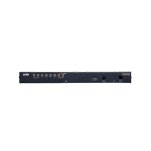 Switch KVM | Conexión Cat 5e | 8 puertos | Resolución 1920 x 1200 |  Conexión de Múltiples Switches | Compatible Windows, Linux, Mac