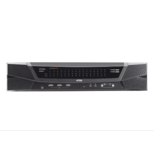 Switch KVM over IP Cat 5 | Hasta 64 Puertos | Resolucion Full HD 1920x1200 | Dual NIC Gigabit | Virtual Media USB 2.0 | FIPS 140-2 Level 1 | Cascada hasta 512 Equipos | Administracion Centralizada CC2000