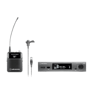 Sistema Inalámbrico | Banda DE2 | 40 Canales Simultáneos | Alcance 100 m (328 ft) | Receptor True Diversity | Transmisor Body-Pack con Micrófono Lavalier