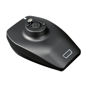 Transmisor de Micrófono de Mesa | System 20 PRO | Conector XLR-F para Micrófono Gooseneck | Batería de Ión-Litio | Pantalla OLED | USB Type-C | 10-20 Canales Simultáneos | AES128