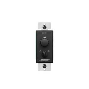 Control de Volumen y Selector de fuente 2 pasos | Compatible con Freespace, Veritas y Controlspace+ | Negro
