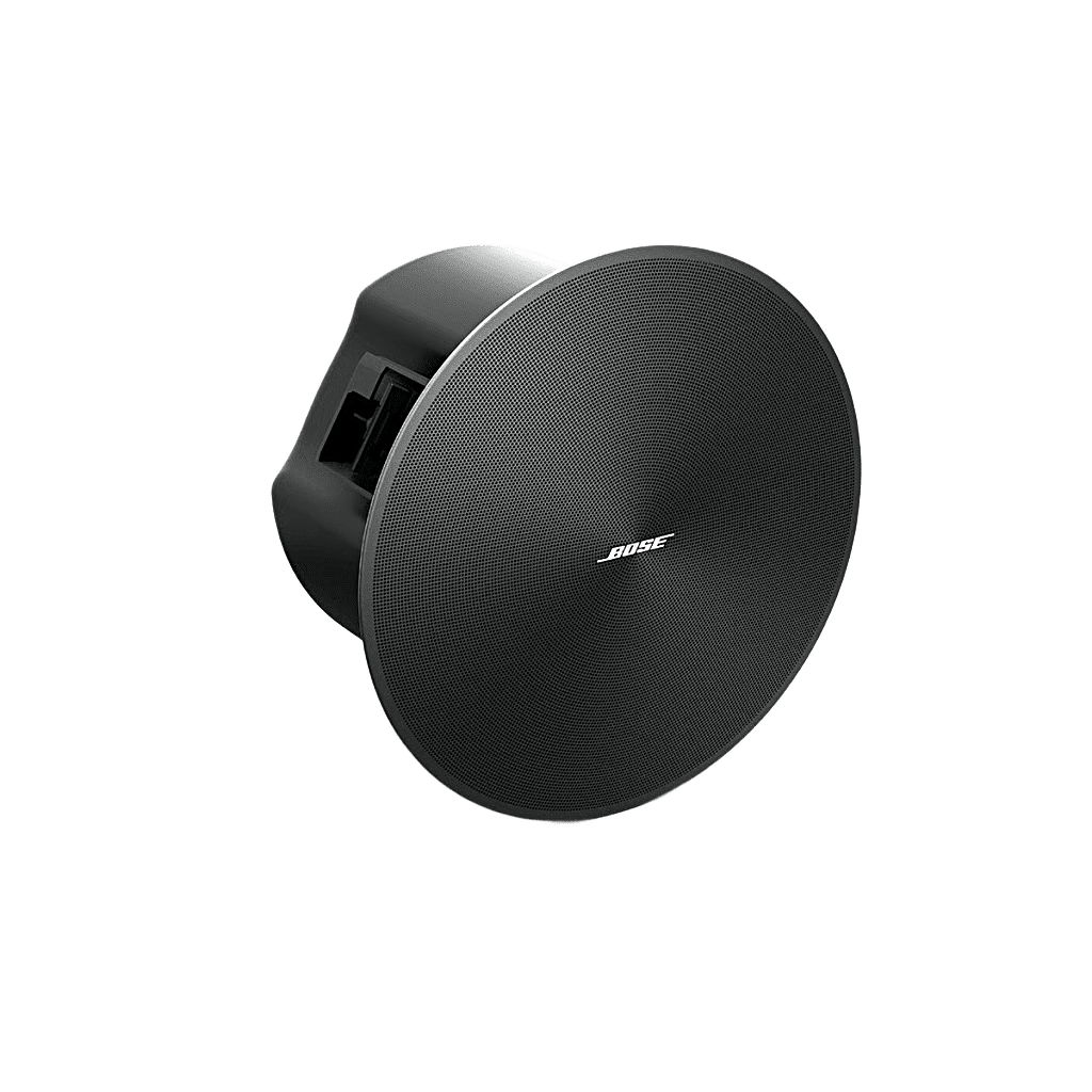Par de Altavoces de Techo | DesignMax | 6.5in | 8ohms | 70/100V | Incluye Kit de Rejilla Color Negro