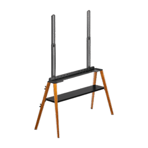 Soporte de TV Easel Studio TV Floor Stand | Compatible VESA 200x200 a 600x400 | Para Pantallas de hasta 75 Pulgadas | Capacidad de Peso 40 kg | Altura Ajustable 905-2590 mm | Incluye Cable Anti-Caída