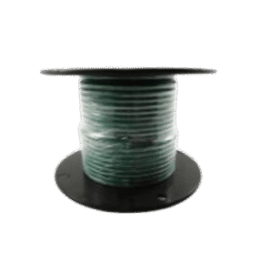 Cable Marino Primario Color Verde Calibre 10 AWG / 100 Pies Rollo / Retardante de Llama PVC Verde / Cobre Estañado Clase K / 600V 105°C / Cumple UL 1015-1028-1230-1231 / Grado Marino
