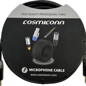 Cable 3.5mm a 3.5mm, conectores color negro MTP3C-BG, length 5m