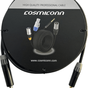 Cable 6.35mm a 3.5mm, conectores color negro MP3X-B - MTP3C-BG, length 3m