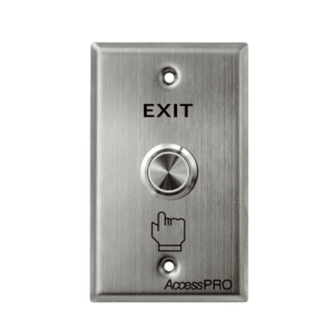 Botón de Cabeza Plana / Exterior IP66 / Estético / Placa de Acero Inoxidable