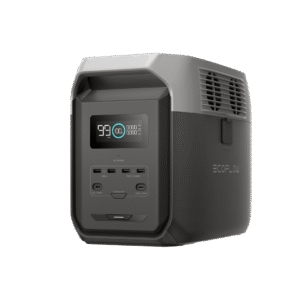 Estación de Energía Portátil Delta 3 1536Wh Litio LFP / 6 AC 1800 W (Max. 3600W) / 2 USB-C 100W / Capacidad para Aumentar Respaldo / Cargador de Coche 10A a 12.6V / Conectividad WiFi y Bluetooth (App) / Carga Solar 500W Max.