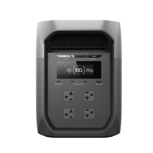 Estación de Energía Portátil EcoFlow DELTA 3 MAX, 2048Wh, Batería LiFePO4, Salida 2400W (Surge 4800W)