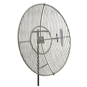 Antena Parabólica de Rejilla | 824-894 MHz | 21 dBi de Ganancia | Cubre muy bien la Banda 5 (850 MHz) Celular. Antena Donadora que se utiliza para los amplificadores de señal celular para cubrir comunidades alejadas.