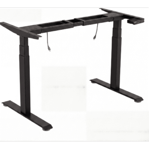 Base de Escritorio Motorizado Profesional / Altura Ajustable 60-125cm / Estructura Estable / Funcionamiento Suave / 3 Preset de Posiciones / Color Negro / Soporta hasta 100Kg de carga