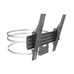 MONTAJE PARA PANTALLAS DE 32 A 65 PULGADAS EN COLUMNA| VESA 100 X 100 HASTA 400 X 400 | COLOR NEGRO| CAP. MAX 35KG