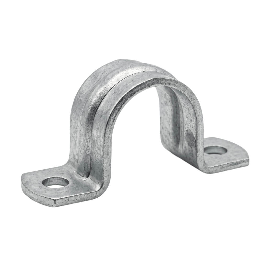 Abrazadera tipo Omega para Tubo Conduit Pared Gruesa de 4" (102 mm) / Acero Pregalvanizado